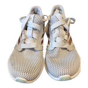 Adidas Women's White and Brown Sneakers